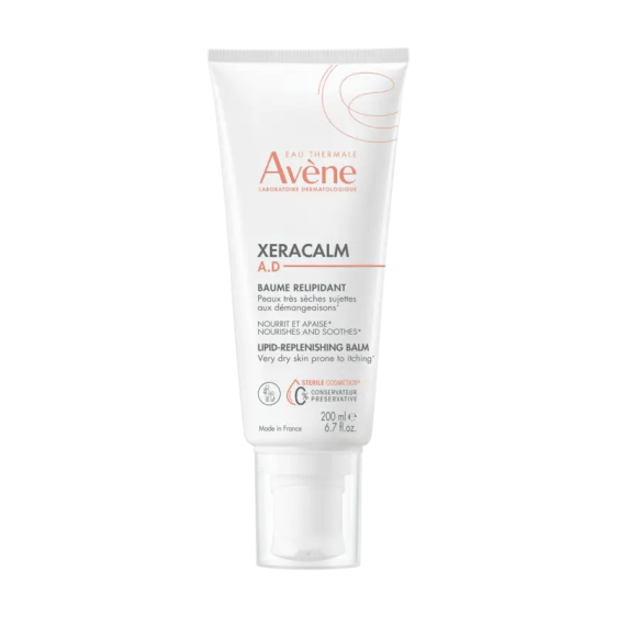 Avène XeraCalm A.D Baume relipidant 200ml anti-démangeaisons peaux atopiques .Beautyclic Maroc