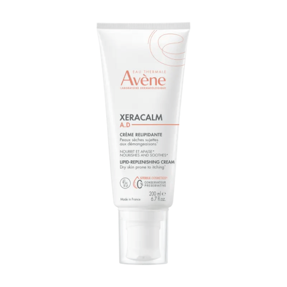 Avène XeraCalm A.D Crème relipidante 200ml anti-démangeaisons peaux atopiques Beautyclic Maroc