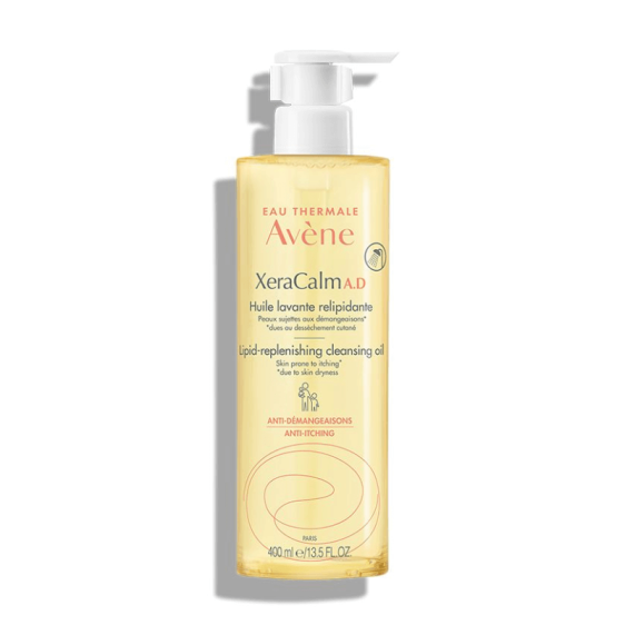 Avène XeraCalm A.D Huile Lavante Relipidante 400ml peau atopique eczéma Beautyclic Maroc