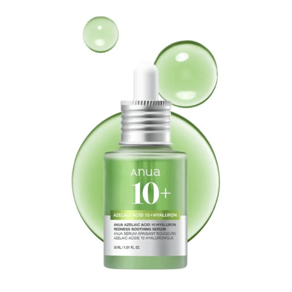 ANUA 10+ AZELAIC ACID 10 HYALURON REDNESS SOOTHING SERUM  - 30 ML