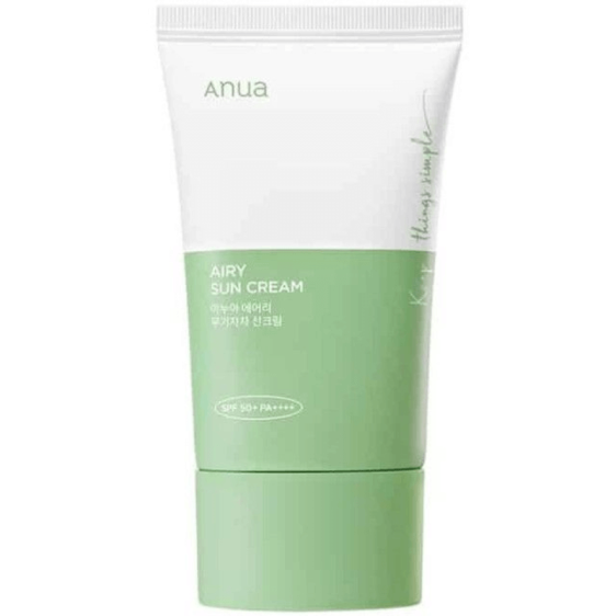 ANUA Airy Sun Cream SPF50+ PA++++ crème solaire visage 50ml