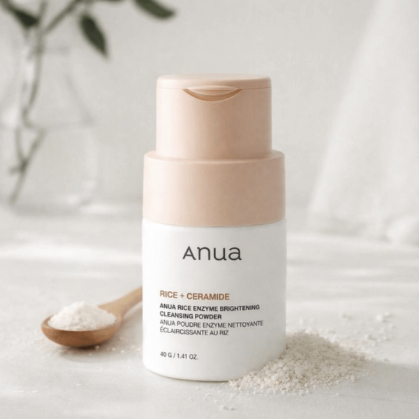 ANUA RICE + CERAMIDE ENZYME NETTOYANTE 40g – Nettoyant Doux Exfoliant & Éclat au Riz et Céramides