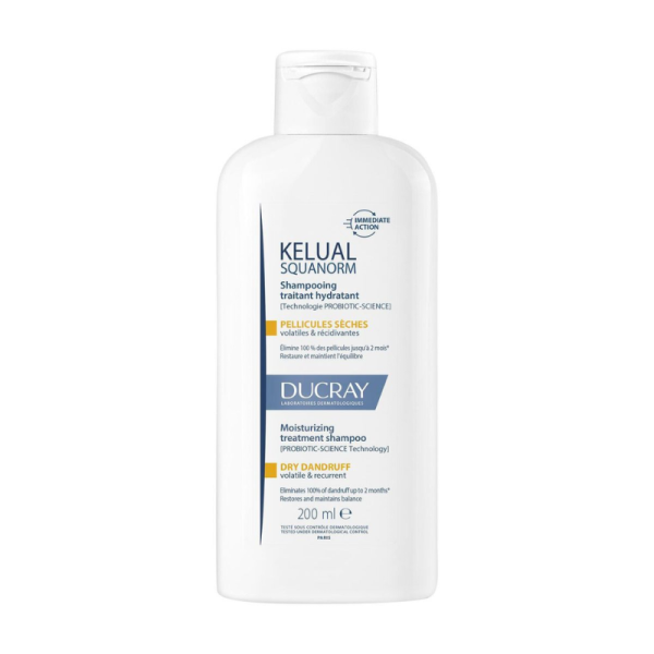 DUCRAY SQUANORM SHAMPOOING TRAITANT ANTIPELLICULAIRE SECHE -200 ML