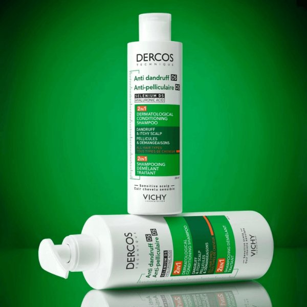 VICHY DERCOS SHAMPOOING 2 EN 1 ANTI-PELLICULAIRE DS ET DEMELANT - 200ml