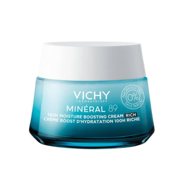 VICHY MINÉRAL 89 CRÈME RICHE BOOST D’HYDRATATION 100H SANS PARFUM