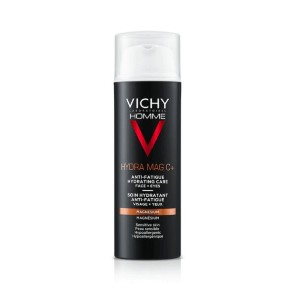 VICHY HOMME  HYDRA MAG C + SOIN HYDRATANT ANTI-FATIGUE VISAGE  + YEUX - 50ml