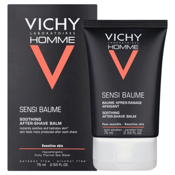 VICHY HOMME  SENSI-BAUME CA. BAUME APRÈS-RASAGE FORTIFIANT PEAU SENSIBLE - 75ml
