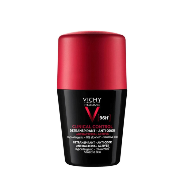 VICHY HOMME  DÉODORANT CLINICAL CONTROL  96h | TOUS  TYPES  DE PEAU  | 50ml