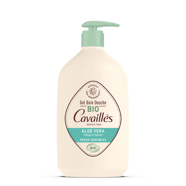 CAVAILLES GEL BAIN ET DOUCHE ALOE VERRA BIO 1 LITRE