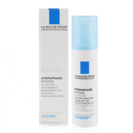 La Roche Posay Hydraphase UV intense riche SPF20 creme hydratante peau seche 50 ml