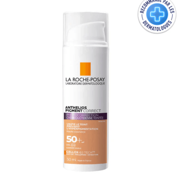 LA ROCHE-POSAY ANTHELIOS  PIGMENT CORRECT SPF50+ MEDIUM | PEAUX SENSIBLES  50ML