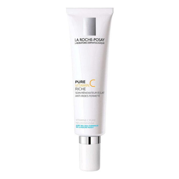 LA ROCHE-POSAY PURE VITAMIN  C RICHE 40ml – CRÈME ANTI-Âge Éclat & Anti-Rides