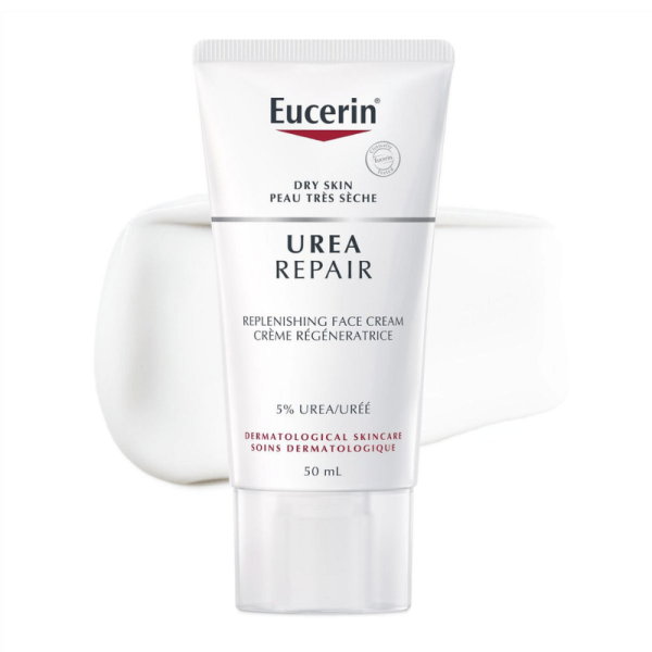 EUCERIN UREA REPAIR CRÈME VISAGE PEAU SÈCHE 5 % D'UREE 50 ml