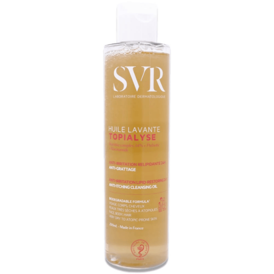 SVR Topialyse huile lavante micellaire peau sèche atopique 200 ml