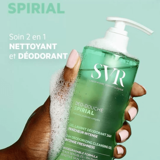 SVR Spirial Déo-Douche 400ml gel douche anti-odeurs