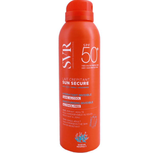 SVR SUN SECURE LAIT CREPITANT SPF 50+ 200 ML