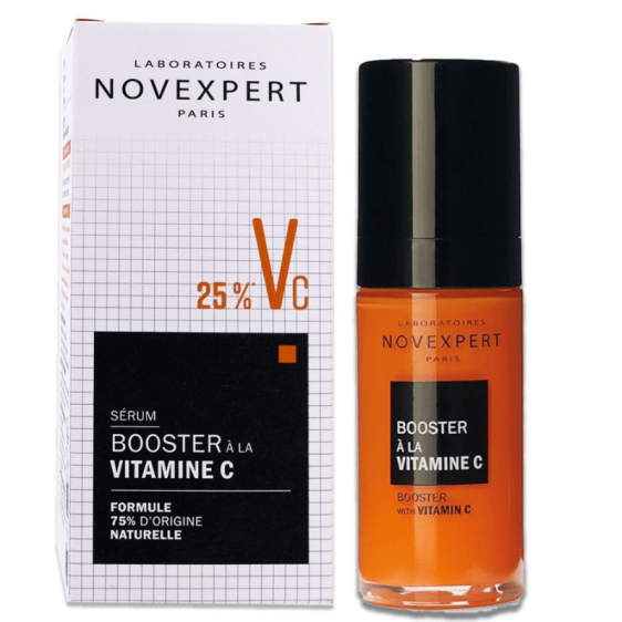 Novexpert sérum vitamine C 25 pourcent éclat teint anti taches visage