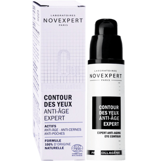 novexpert contour des yeux anti age 15 ml cernes poches rides