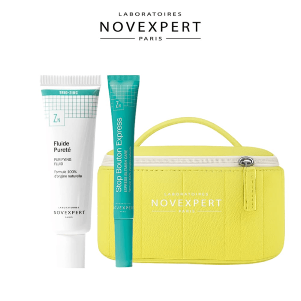 NOVEXPERT PACK TROUSSE FLUIDE  PURETE  TRIO ZINC + STOP BOUTON