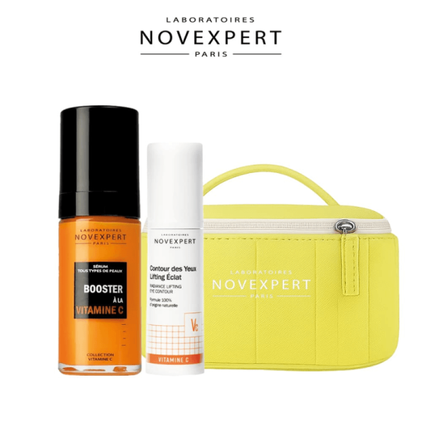 NOVEXPERT PACK BOOSTER VITAMINE C ET  CONTOUR DES YEUX PLUS  TROUSSE OFFERTE