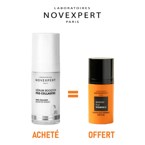 NOVEXPERT COFFRET COLLAGENE PRO COLLAGEN BOOSTER SERUM 30 ML  PLUS SERUM VITAMIN C OFFERT