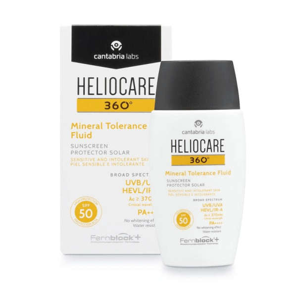 CANTABRIA HELIOCARE  360º MINERAL  TOLERANCE FLUIDE  SPF 50 – 50 ml