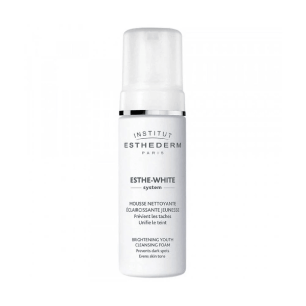 ESTHEDERM   ESTHE-WHITE  SYSTEM MOUSSE NETTOYANTE ECLAIRCISSANTE JEUNESSE  – 150 ml