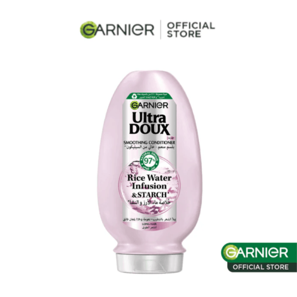 GARNIER ULTRA DOUX RICE WATER  INFUSION  & STARCH CONDITIONER 200ml