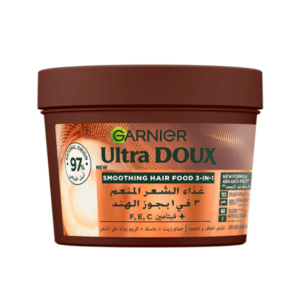 GARNIER ULTRA DOUX HAIR  FOOD MASQUE  LISSANT  NOIX DE COCO 390 ml