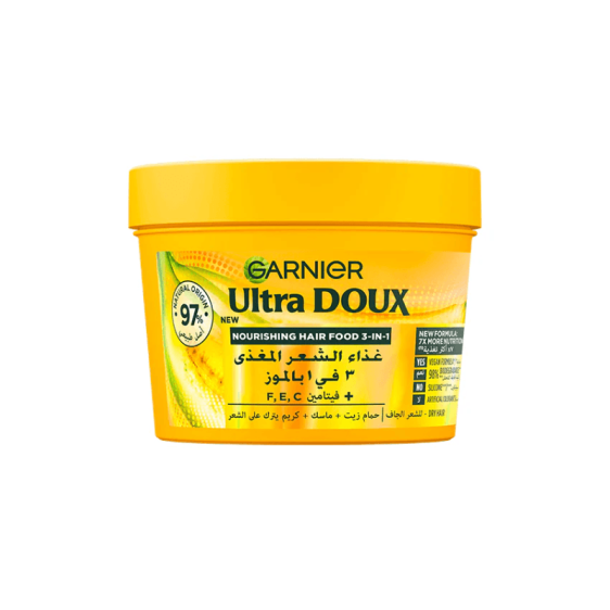 Masque Garnier Ultra Doux Hair Food Banane cheveux secs 390ml