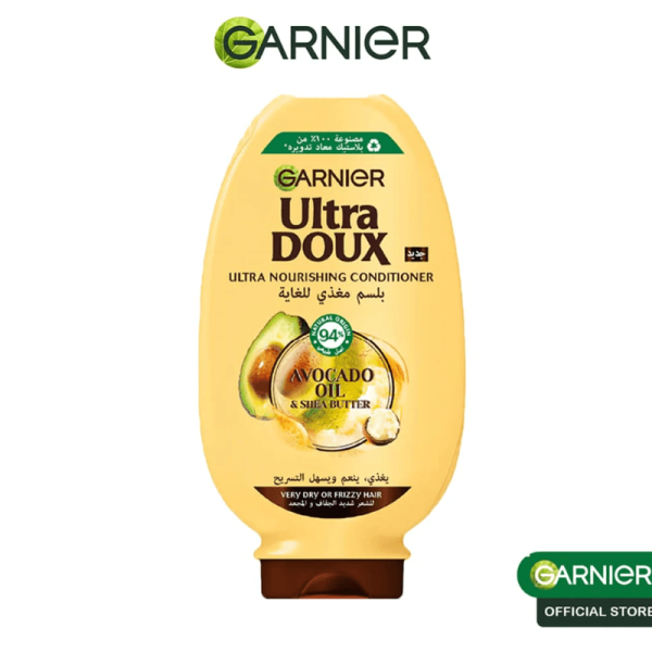 GARNIER ULTRA DOUX  APRES-SHAMPOOING AVOCAT KARITE  200ML – CHEVEUX SECS ET ABIMES