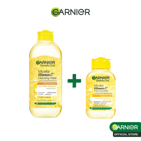 Garnier eau micellaire vitamine C 400ml avec mini 100ml offerte