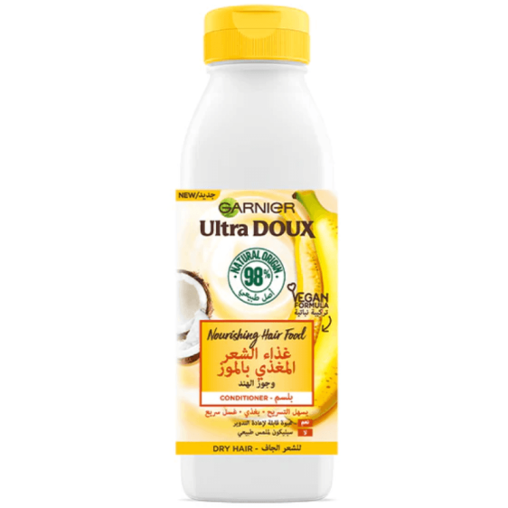 Garnier Hair Food banane après shampooing 350ml cheveux secs