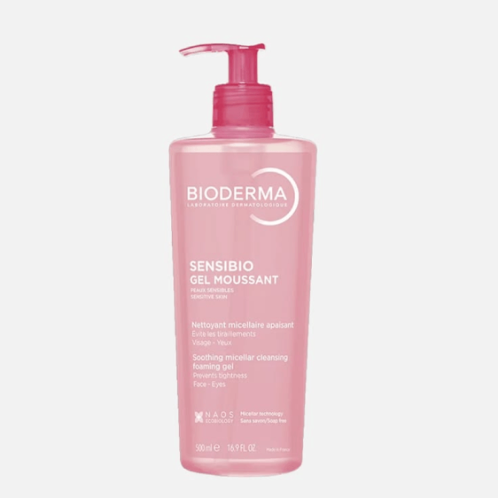 Gel nettoyant doux BIODERMA Sensibio pour peaux sensibles