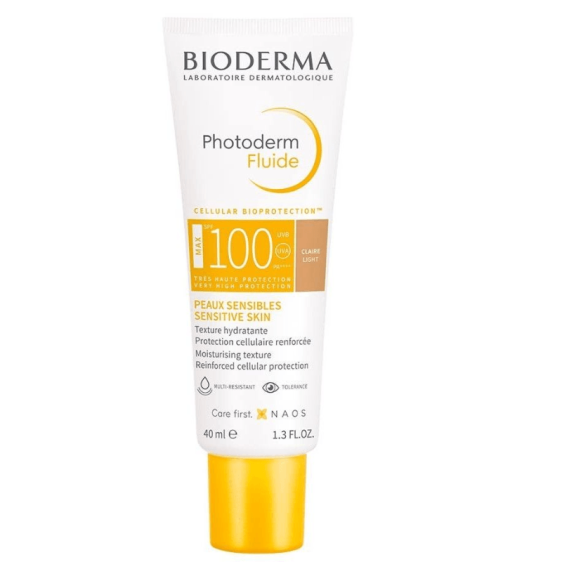 BIODERMA Photoderm MAX Fluide SPF100 Teinte Claire 40ml - Beautyclic maroc
