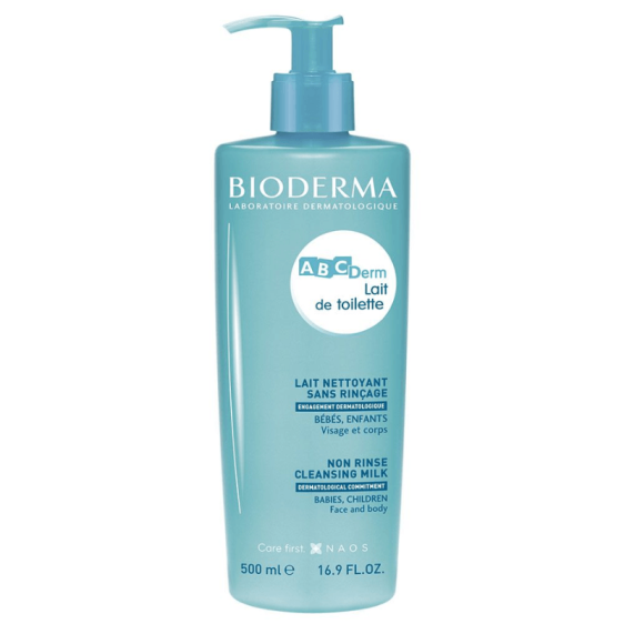 Lait de toilette bébé BIODERMA ABCDerm nettoyage doux