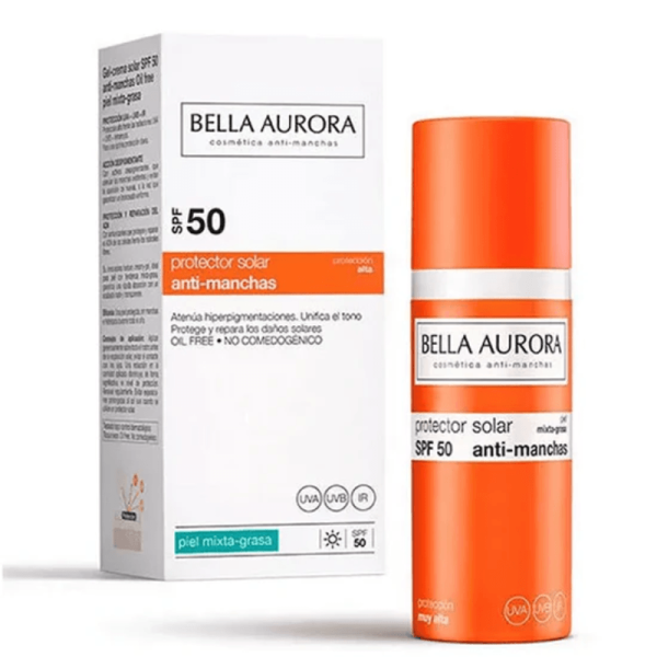 BELLA AURORA  ECRAN SOLAIRE ANTI-TACHES  PEAUX MIXTES ET GRASSES SPF 50+ 50ml