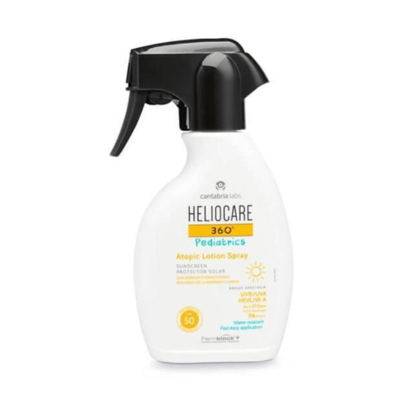 HELIOCARE 360º Pediatrics Atopic Lotion Spray SPF50+ 250ml pour peaux atopiques des enfants