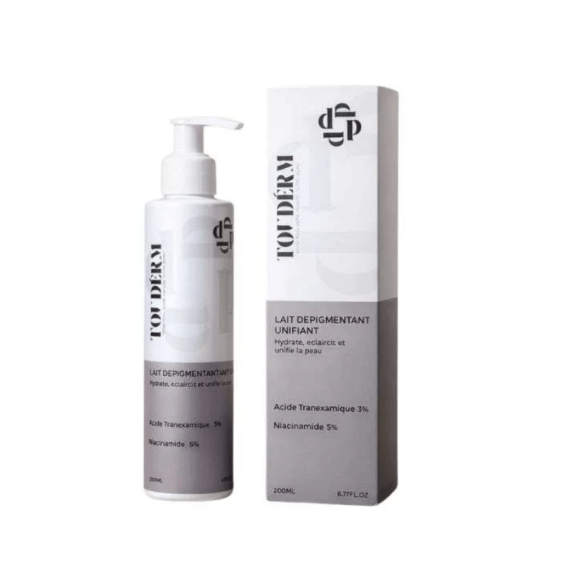 TOUDERM Lait Dépigmentant Unifiant 200ml soin anti-taches et unifiant pour le corps