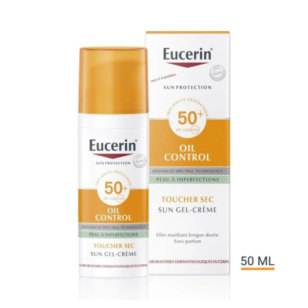 EUCERIN– SUN PROTECTION  OIL CONTROL GEL-CREME SPF50+ – 50 ml
