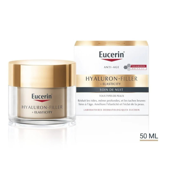 EUCERIN – HYALURON-FILLER + ELASTICITY SOIN DE NUIT – 50 ML