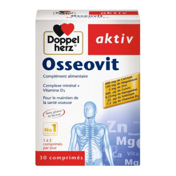 DOPPEL HERZ AKTIV OSSEOVIT , 30 COMPRIMES