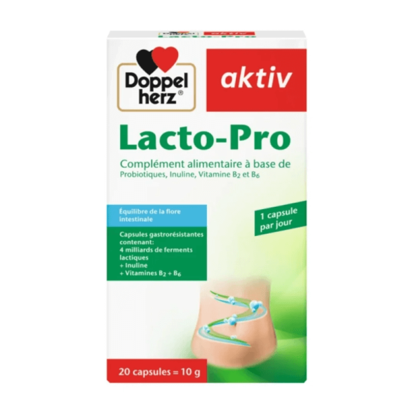 DOPPEL HERZ LACTO PRO , 20 CAPSULES