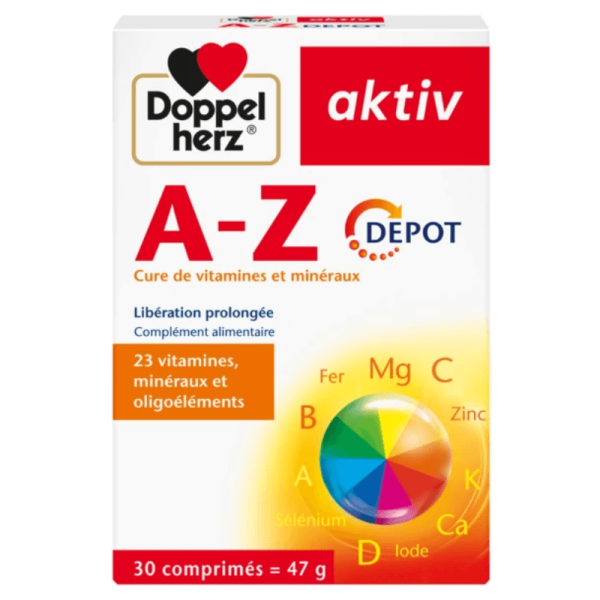 DOPPEL HERZ AKTIV A- Z DEPOT- 30 COMPRIMES