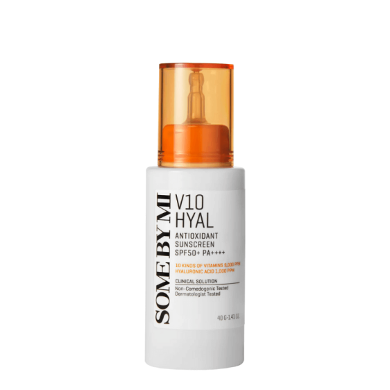 SOMEBYMI V10 Hyal Antioxidant Sunscreen SPF 50+ 40G pour protéger et hydrater la peau
