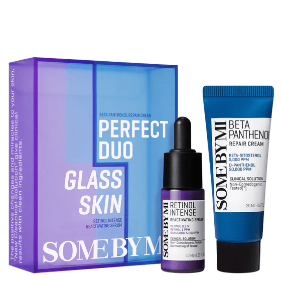 SOMEBYMI Glass Skin Perfect Duo – routine anti-âge effet glass skin disponible chez Beautyclic Maroc
