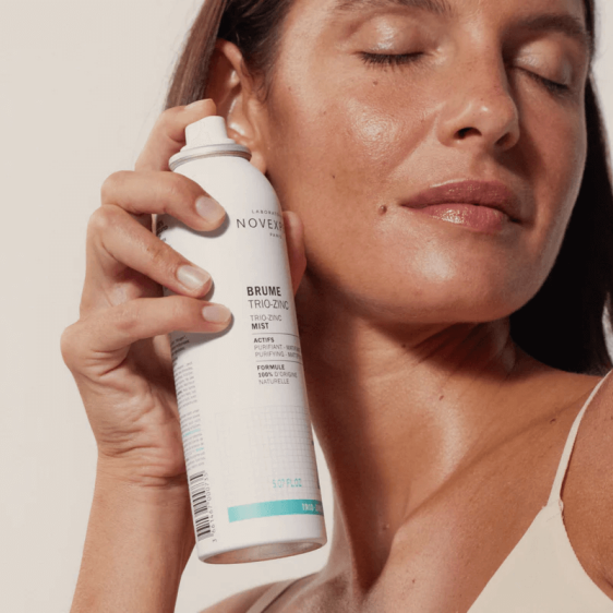 Brume Novexpert Trio-Zinc spray 150 ml soin matifiant purifiant anti-imperfections - Beautyclic.ma