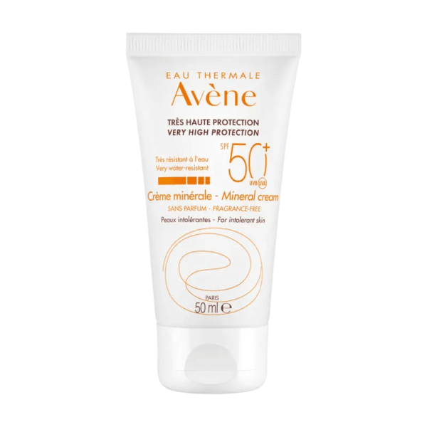 AVÉNE ECRAN SOLAIRE  CRÈME  MINÉRAL SPF 50+ – 50 ML